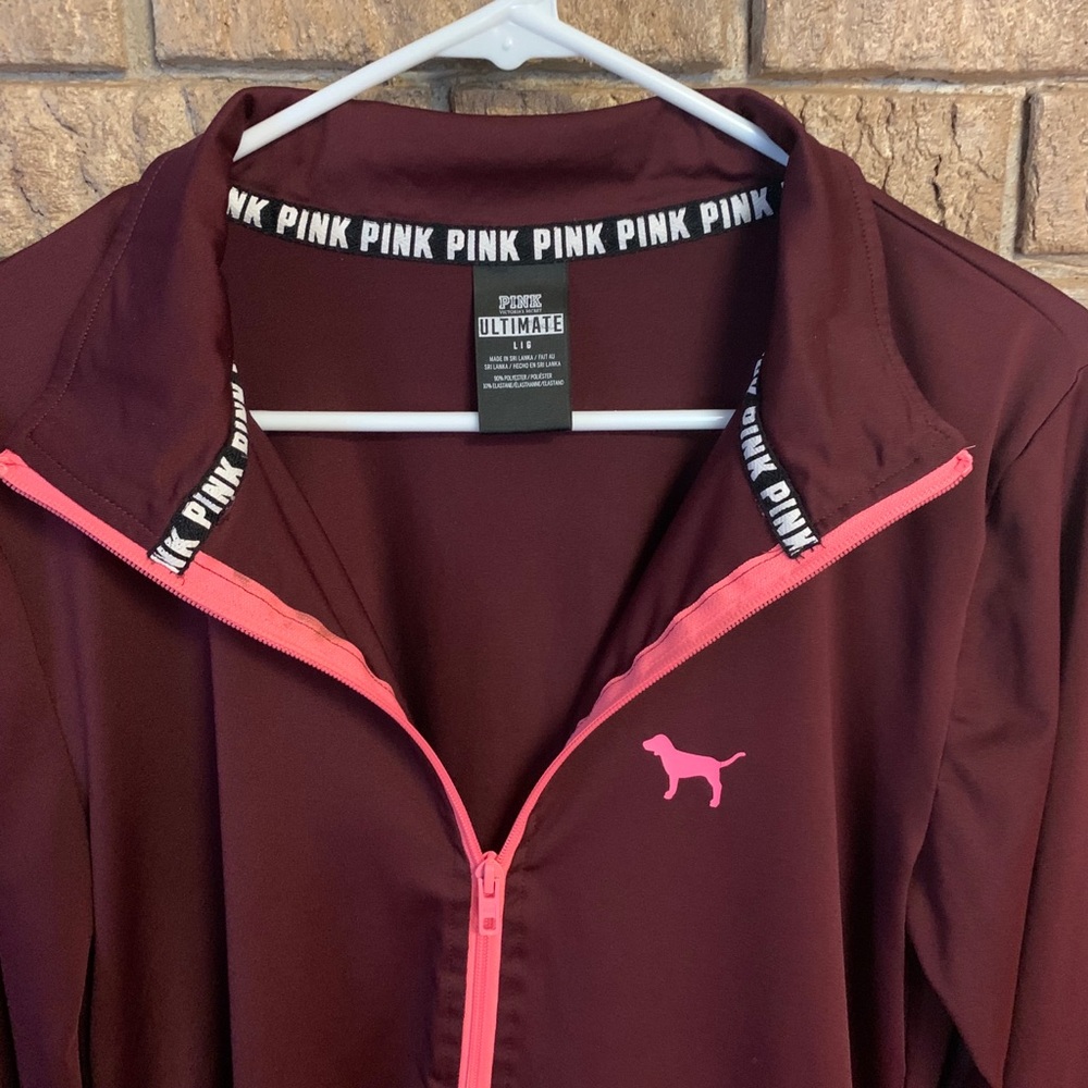 🎄🎁NWOT! PINK Victoria’s Secret 1/2 Zip Pullover